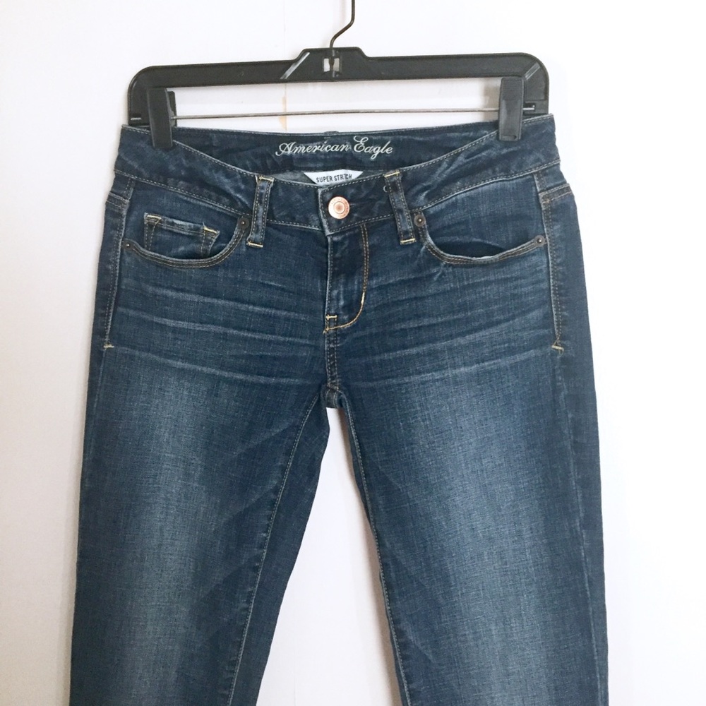 American Eagle Skinny Kick Super Stretch Jeans 4 - Picture 5 of 8